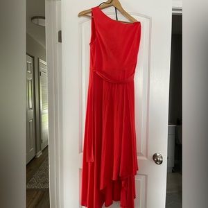 One shoulder Vince Camuto summer asymmetrical dress. Size 14